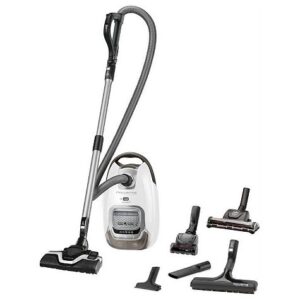 Aspiradora de bote silenciosa de 400 W y 58 dB, color blanco – RO7487EA – Rowenta