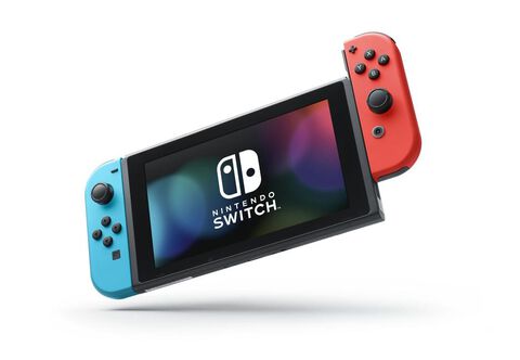 Nintendo Switch 1.1 con 1 Joy-Con rojo neón + 1 Joy-Con azul neón - Image 3